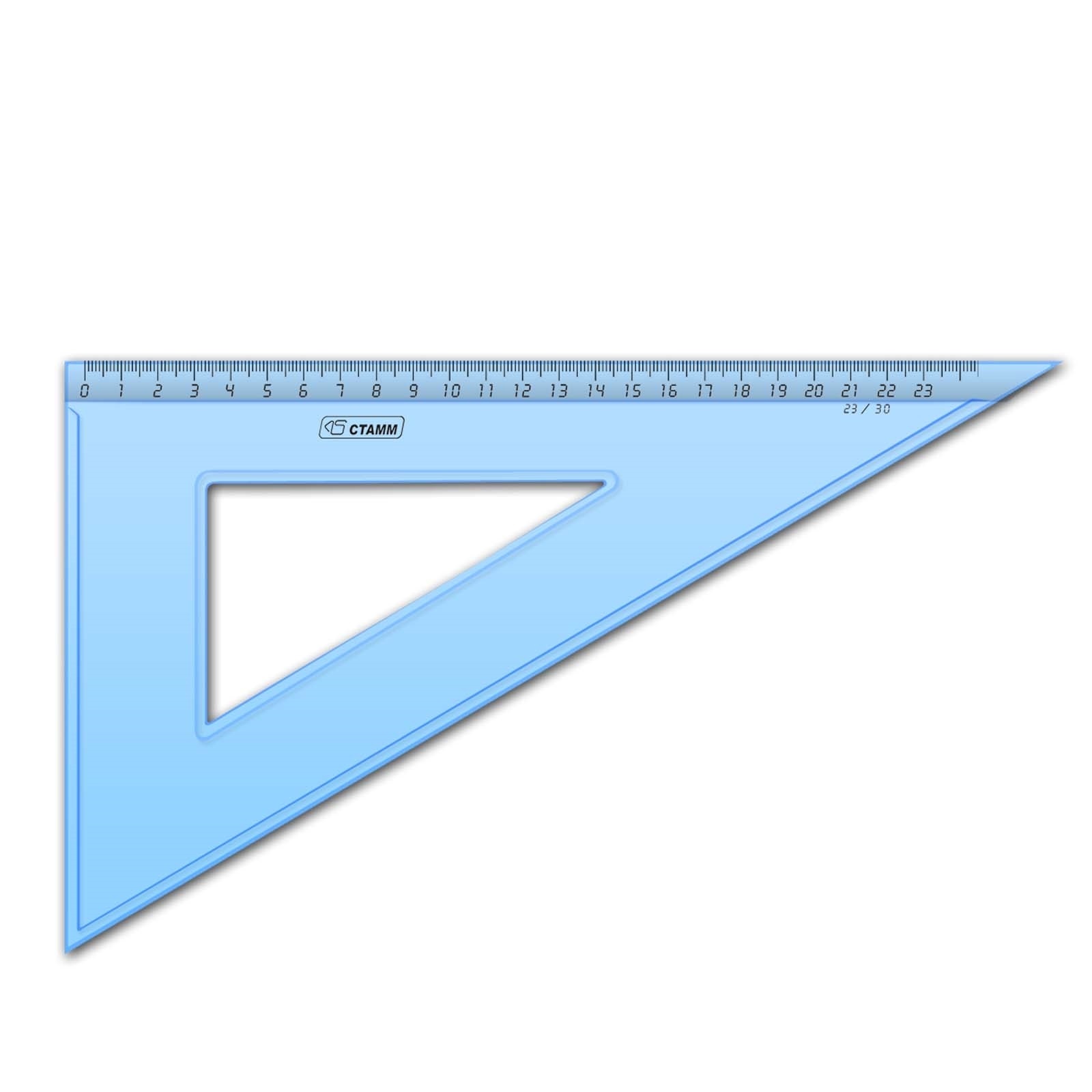 Диагональ 23 треугольника. СТАММ угольник тонированный 30° 23 см. Линейка треугольник. Металлический треугольник линейка. Линейка треугольник с прямым углом.